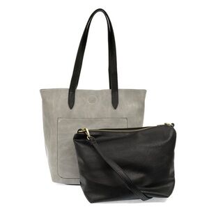Joy Susan Elegant Gray Tote Bag